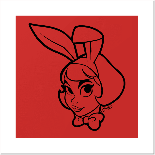 Bunny Wall Art by melivillosa